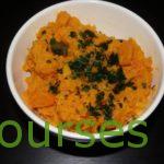 Ecrasé de courge et carotte