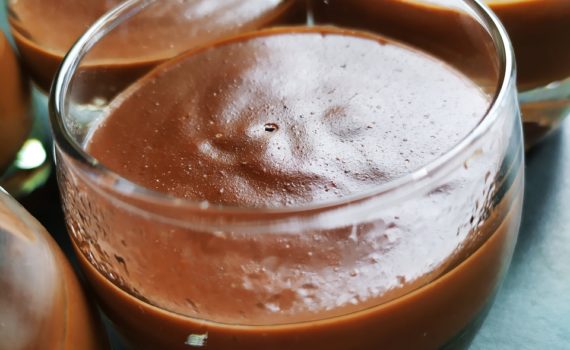 Flan au chocolat et à la noisette