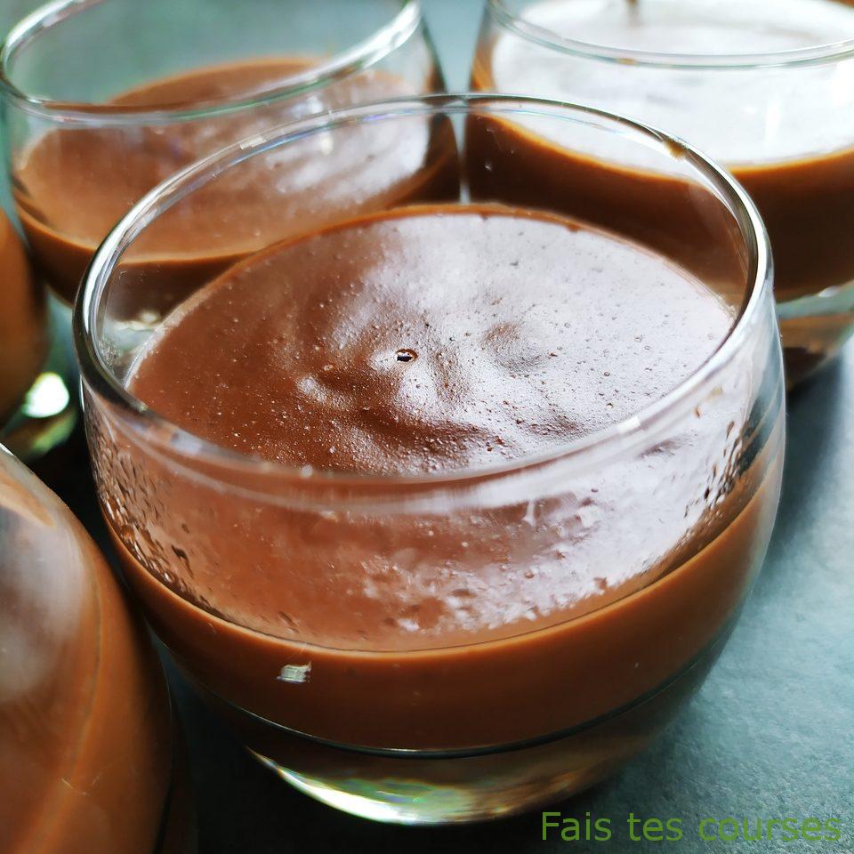 Flan au chocolat et à la noisette