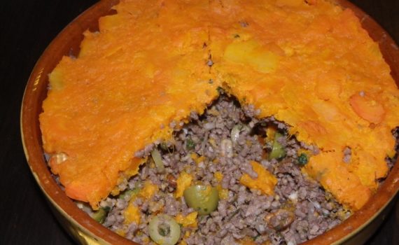 Hachis parmentier à la courge et aux carottes