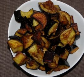 Recette d'aubergines frites