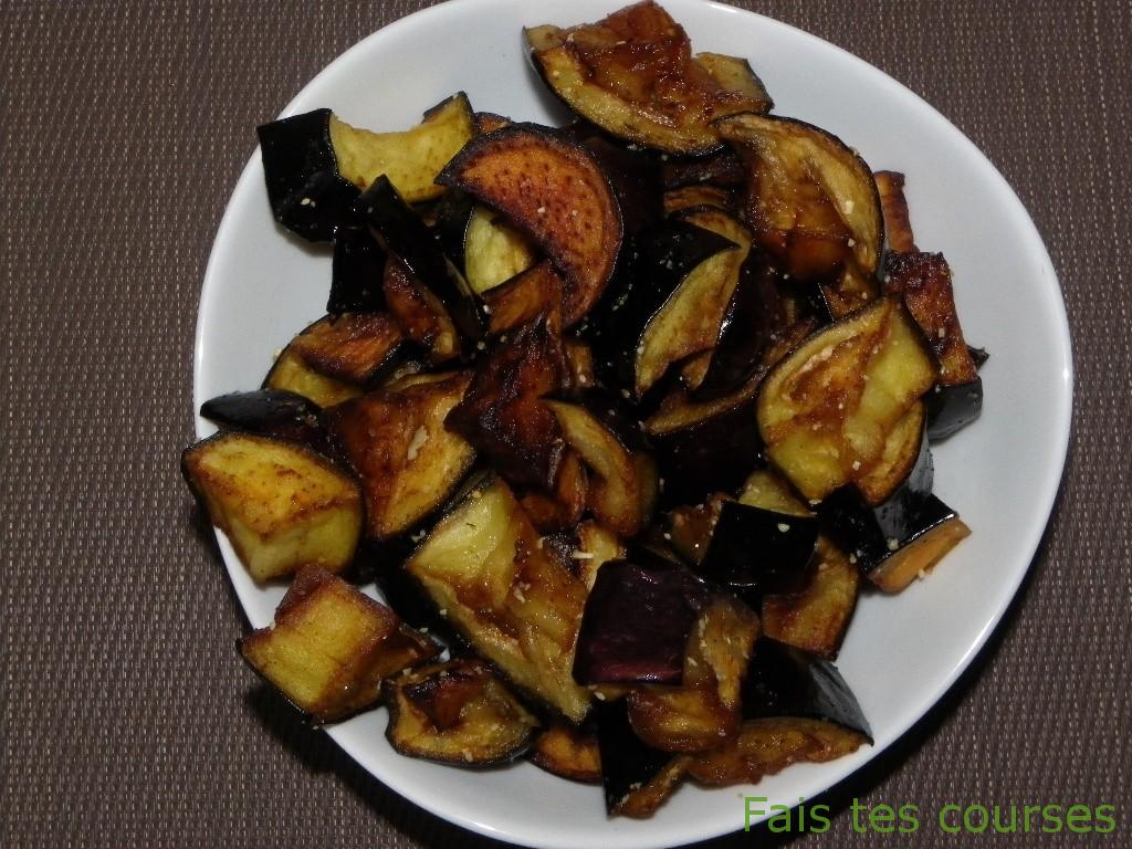 Recette d'aubergines frites