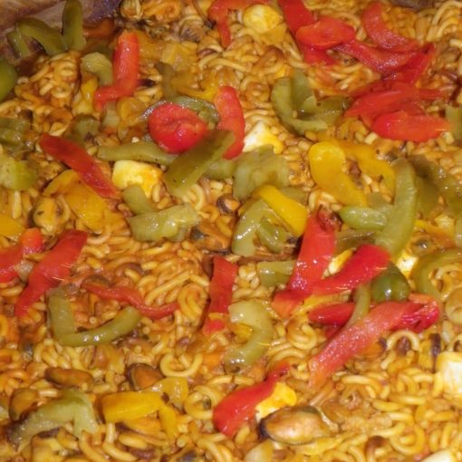 Fideua aux fruits de mer