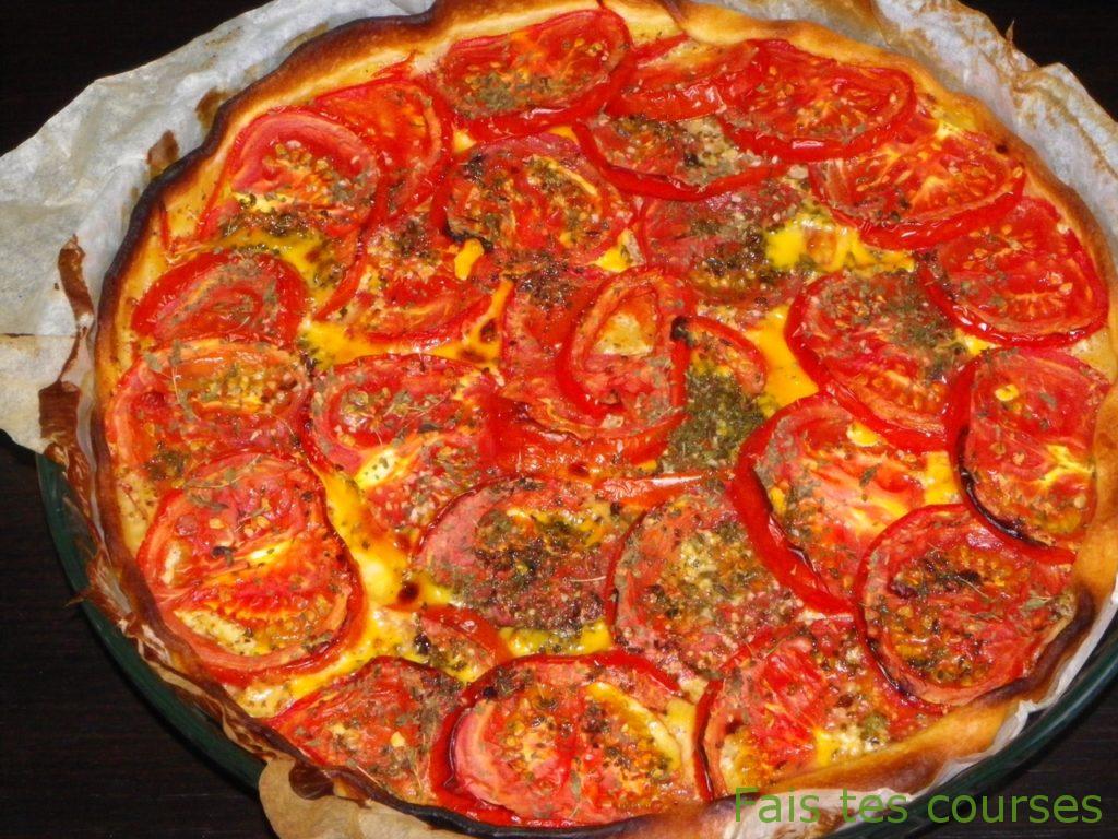 Tarte à la tomate