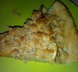 tarte aux pommes façon crumble