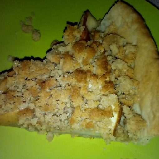 tarte aux pommes façon crumble