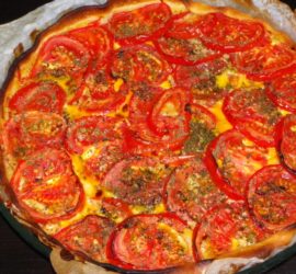 Tarte à la tomate