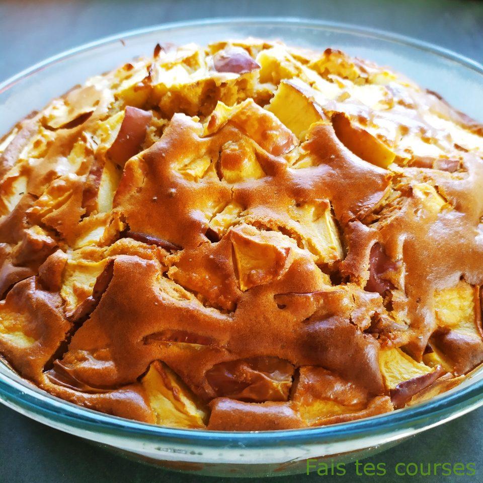 Gâteau aux pommes et aux épices