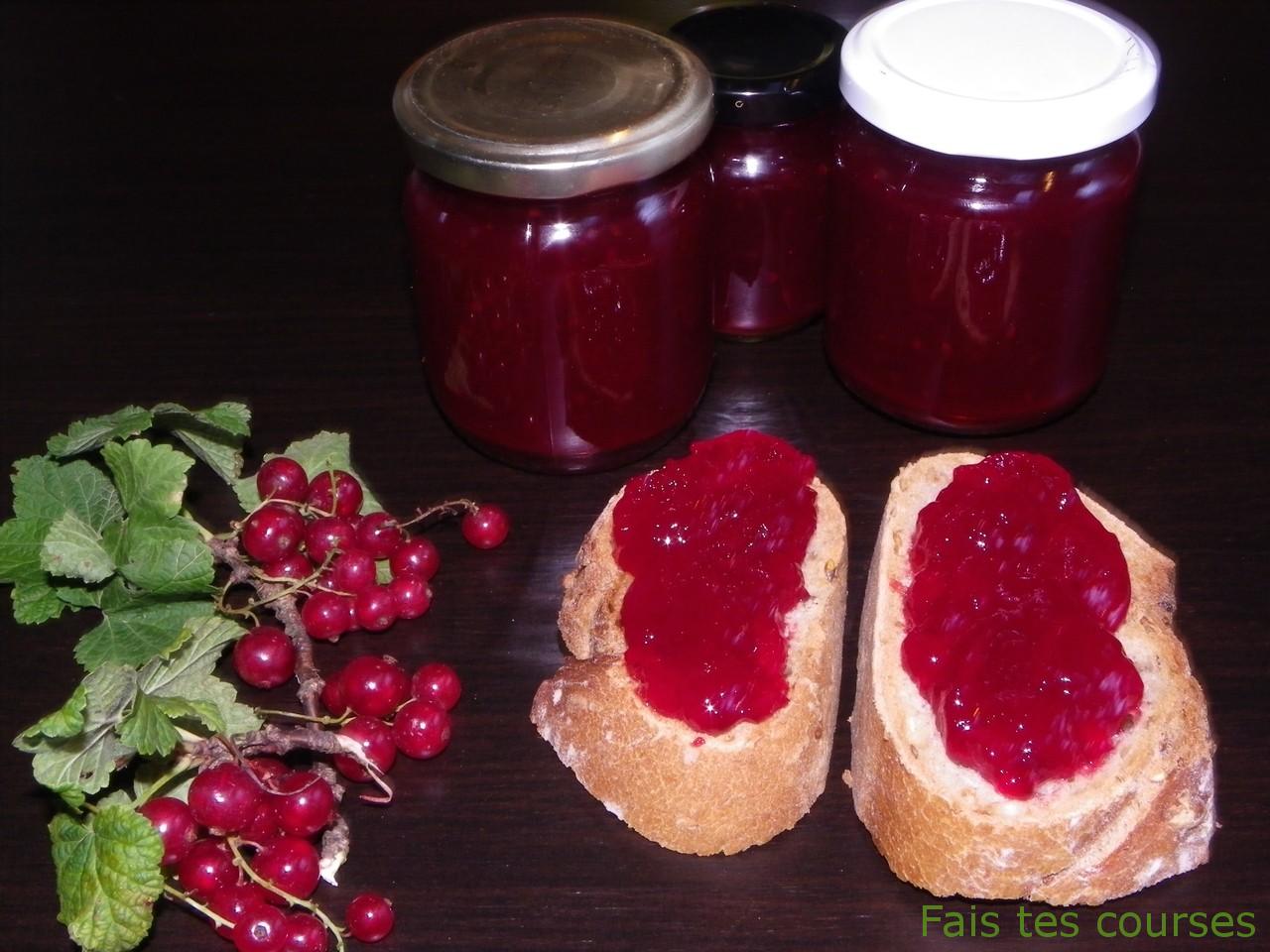 Gelée de groseilles