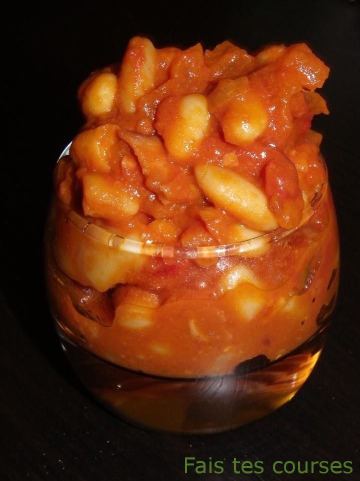 Haricots blancs à la canadienne