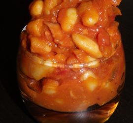 Haricots blancs à la canadienne