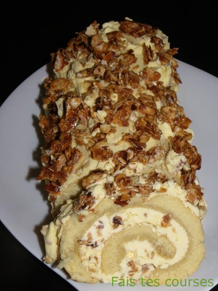 bûche à la crème au beurre