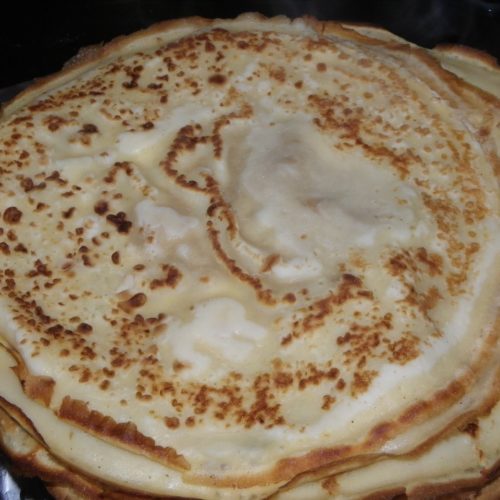 Crêpes au lait entier