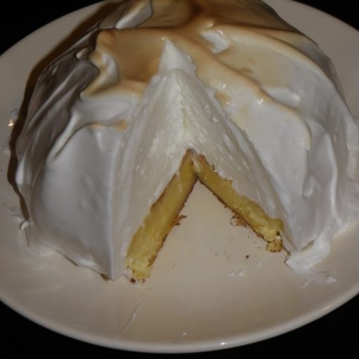 dôme glacé à la noix de coco