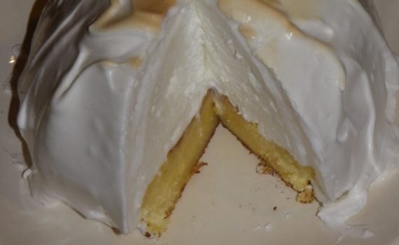 dôme glacé à la noix de coco