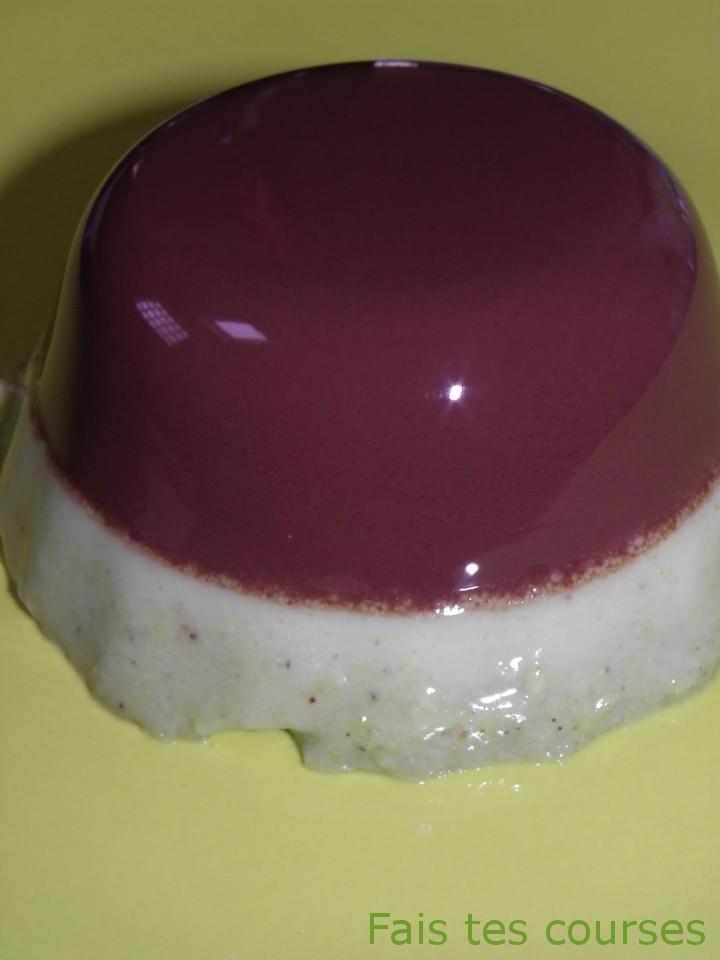 flan chocolat-pistache