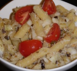 salade de penne au crabe