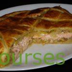 Saumon aux poireaux en croûte
