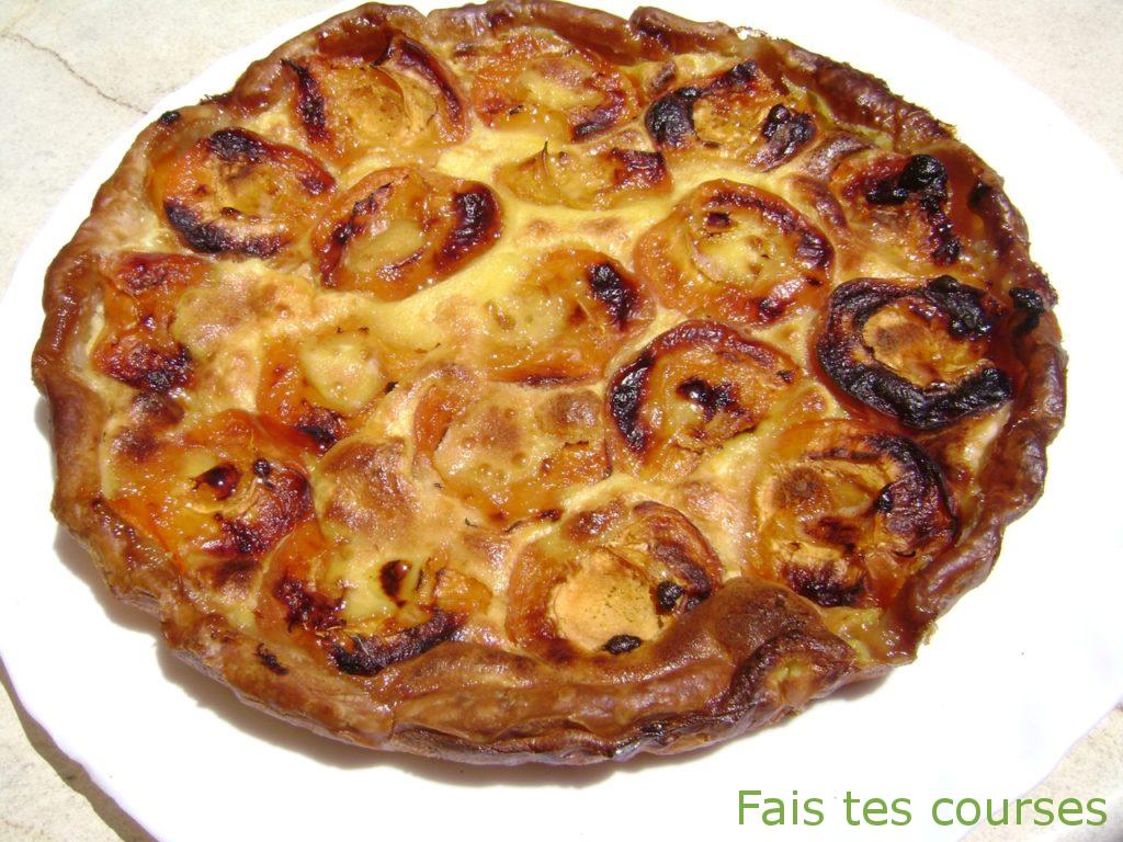 tarte à l'abricot