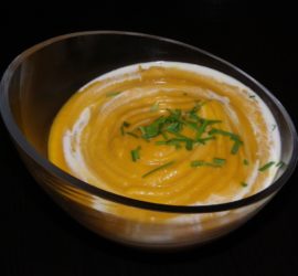 velouté de butternut et patates douces
