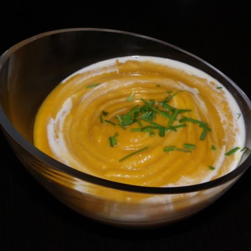 velouté de butternut et patates douces