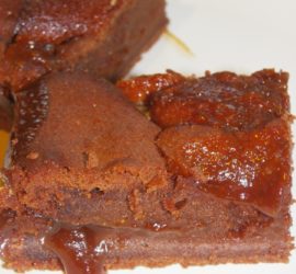 Fondant au chocolat et au caramel