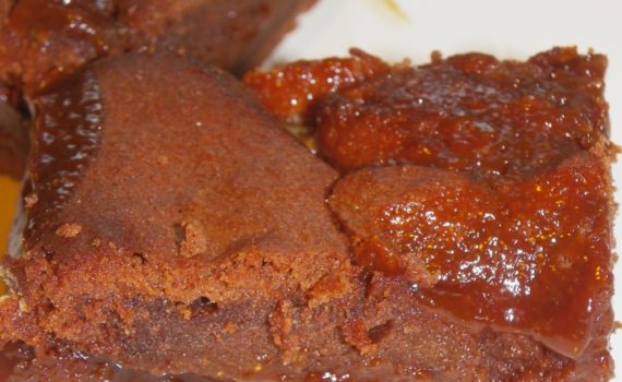 Fondant au chocolat et au caramel