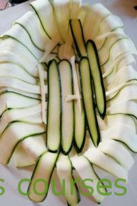 Gratin de courgettes aux pâtes