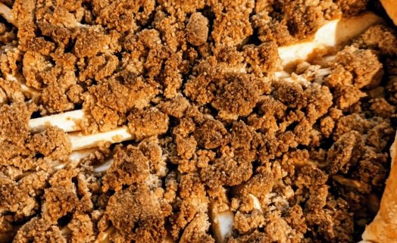 Tarte aux pommes façon crumble